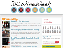 Tablet Screenshot of dcwineweek.com